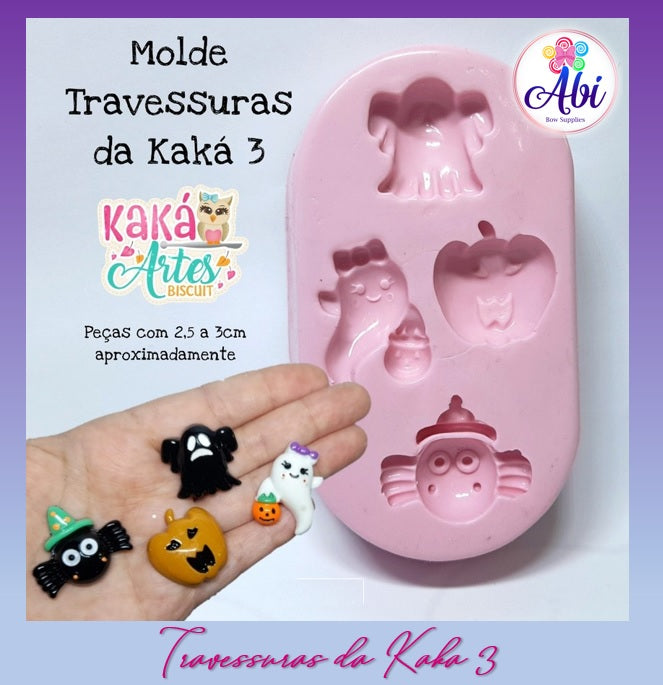 Molde de Silicon Travessuras da Kaká 3