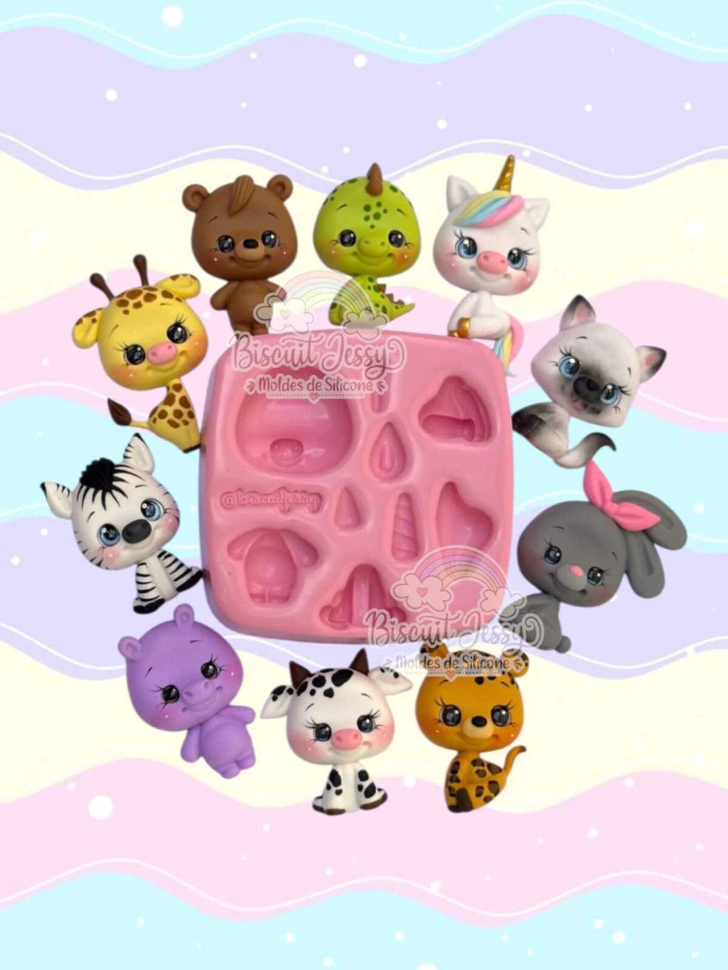Molde de Silicon Universal Cute 2. Biscuit Jessy