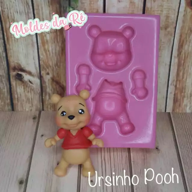 Molde de Silicon Ursinho Pooh MDR