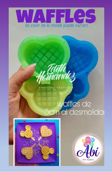 Molde de Silicon Waffles EH
