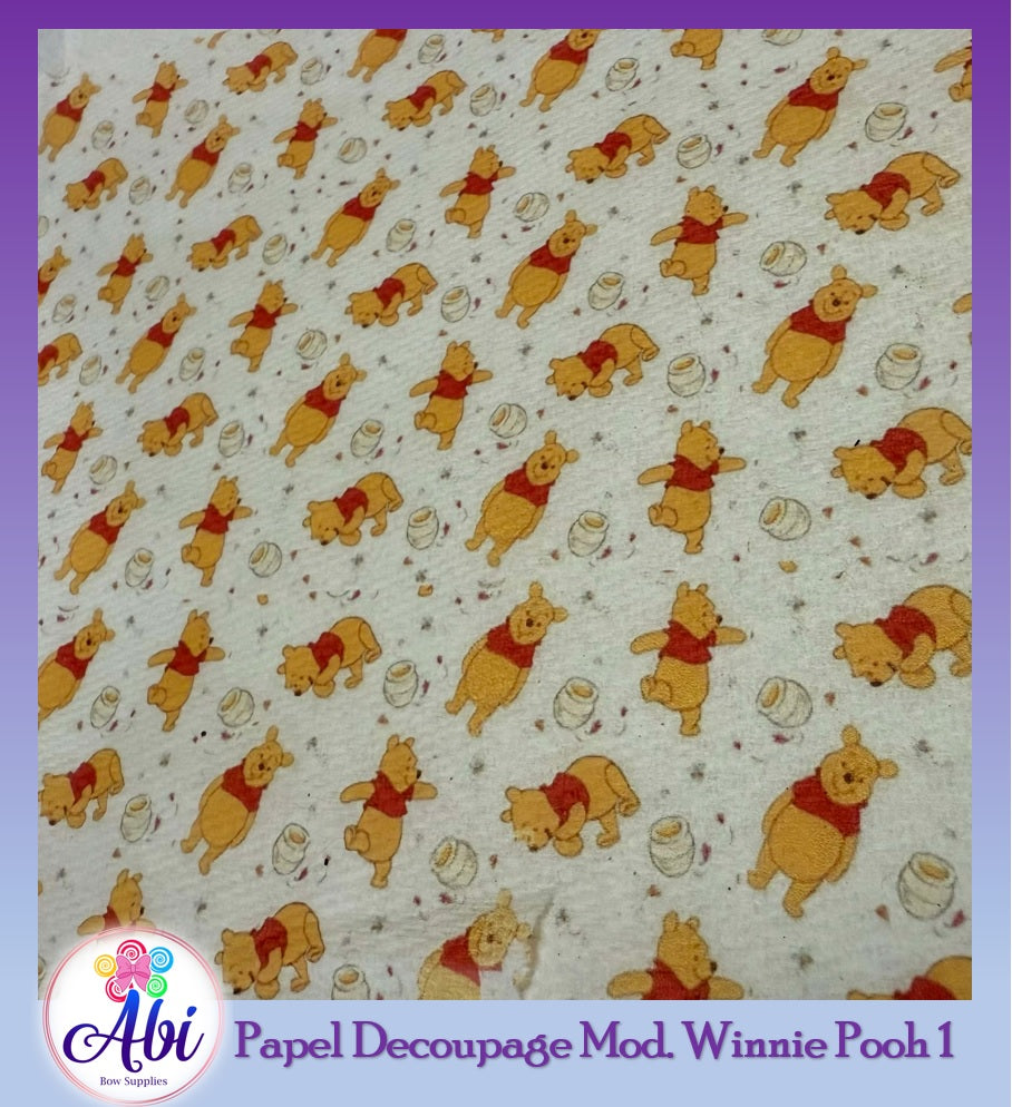 Papel Decoupage Mod Winnie the P 1