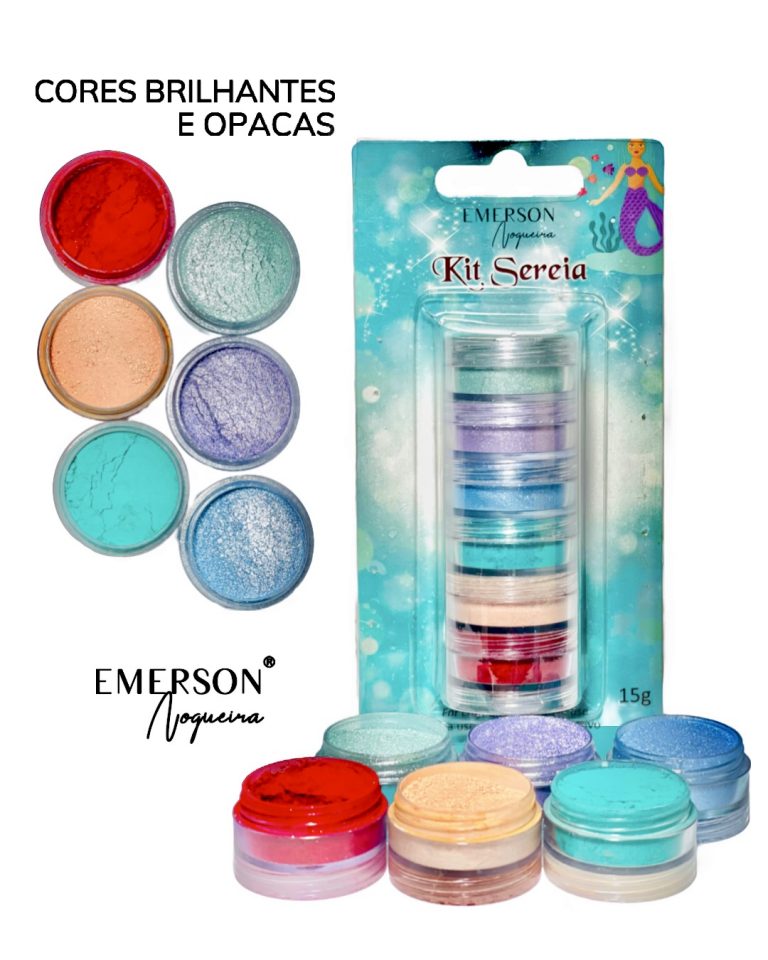 Polvo Magico Emerson Nogueira Kit Sereia