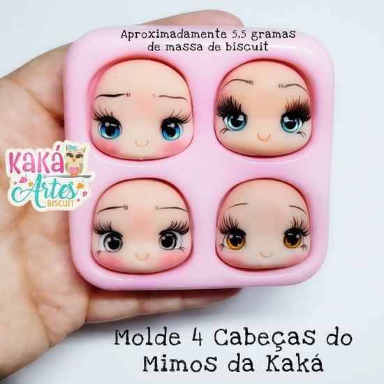 Molde de Silicon 4 Cabeças do Mimos