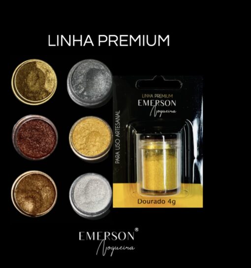 Polvo Magico Emerson Nogueira Linha Premium Dourado