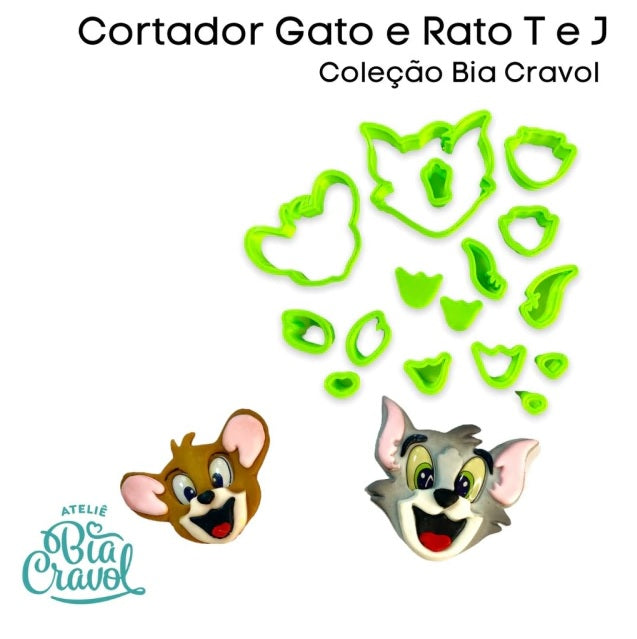 Cortador Gato e Rato T e J BC