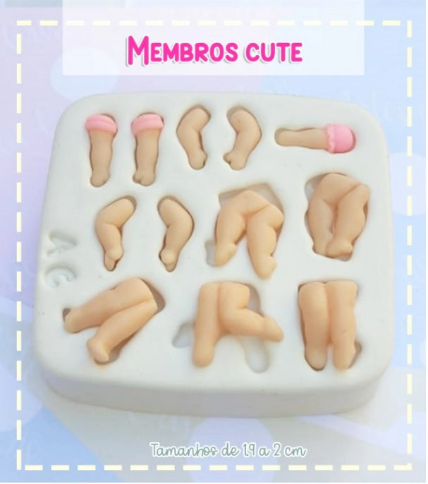 Molde de Silicon Membros Cute AC