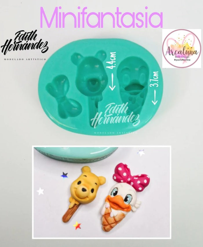 Molde de Silicon Mini Fantasia