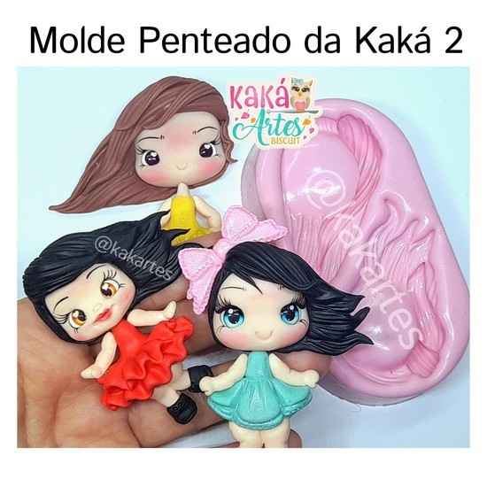 Molde de Silicon Penteado da Kaká 2