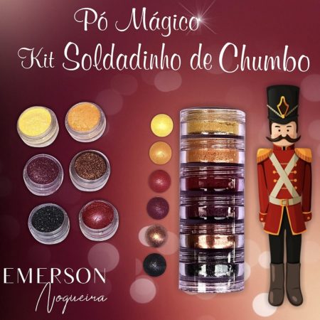 Polvo Magico Emerson Nogueira Kit Soldadinho de Chumbo