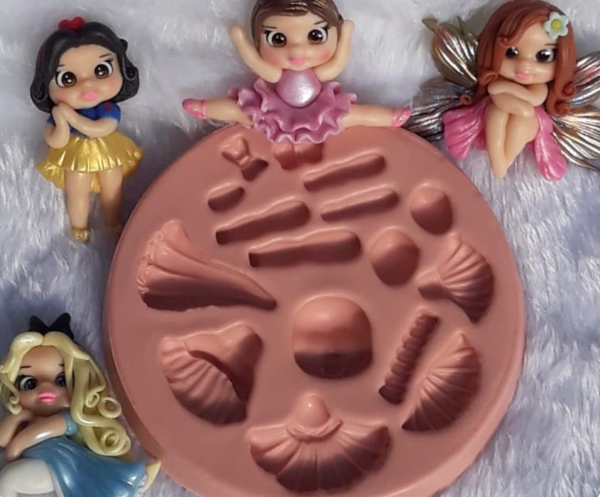 Molde de Silicon Balé Encantado Sandra Alves.