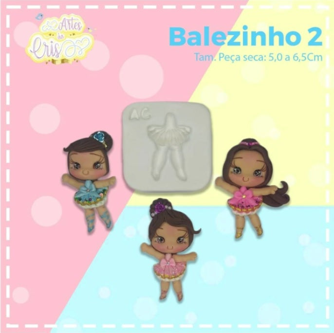 Molde de Silicon Balezinho 2 AC