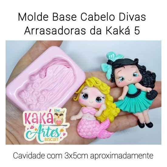 Molde de Silicon Base Cabelo Divas Arrasadoras 5