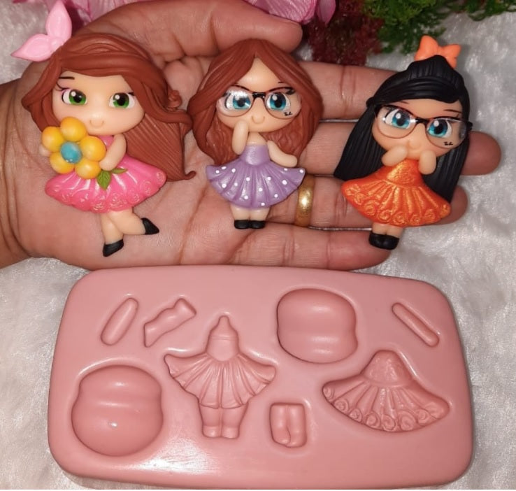 Molde de Silicon Belinhas Sandra Alves.