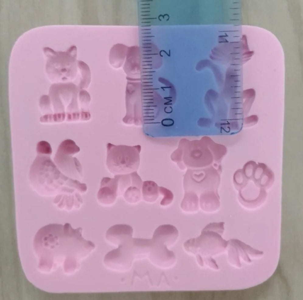 Molde de Silicon Bichinhos Pet MA242