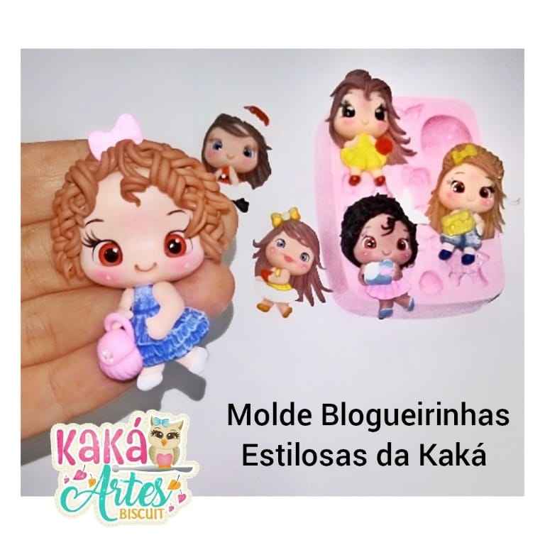 Molde de Silicon Blogueirinhas Estilosas da Kaká