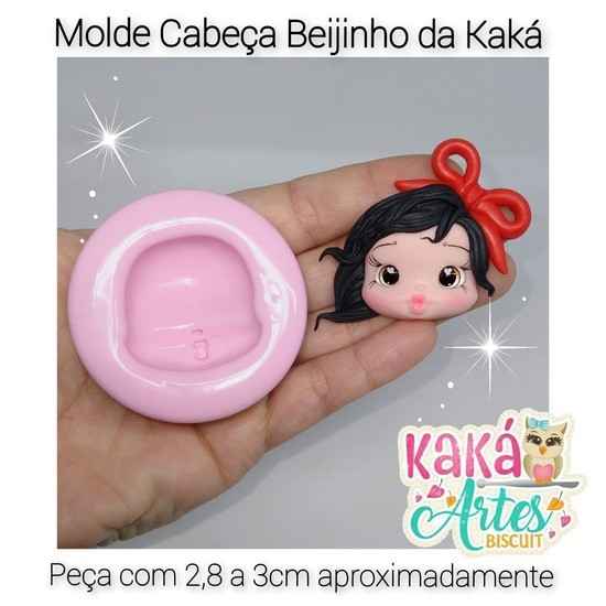 Molde de Silicon Cabeça Beijinho