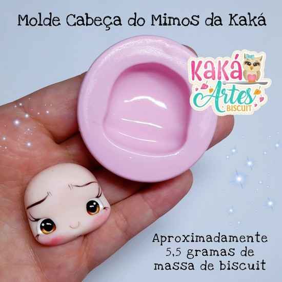 Molde de Silicon Cabeça do Mimos da Kaka.
