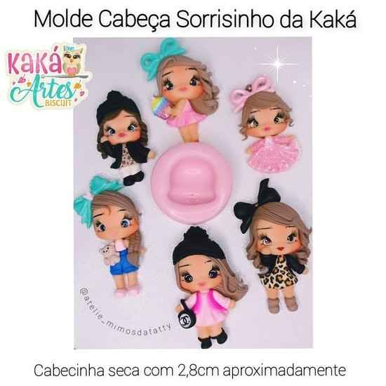 Molde de Silicon Cabeça Sorrisinho