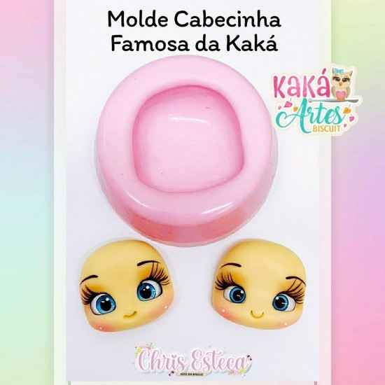 Molde de Silicon Cabecinha Famosa
