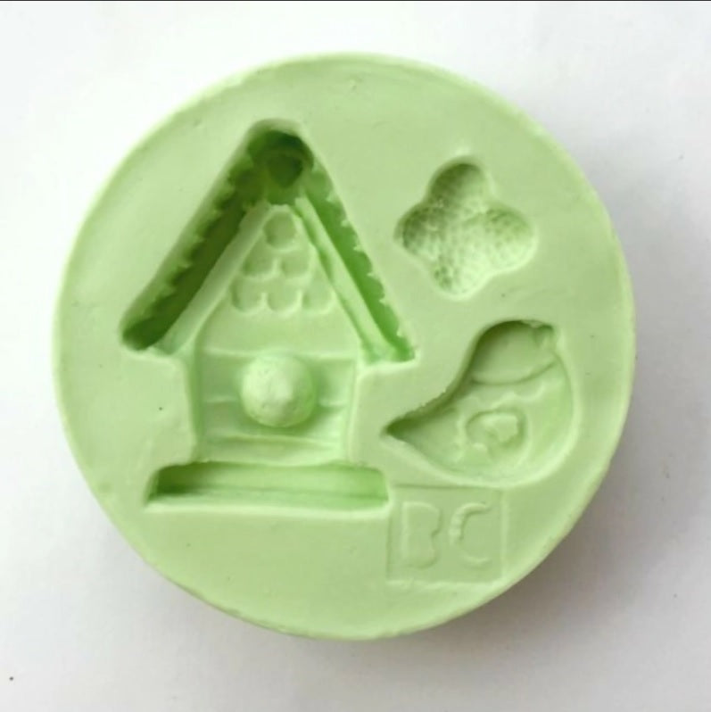 Molde de Silicon Casinha de Passarinho / Casa de Pajarito- mod02