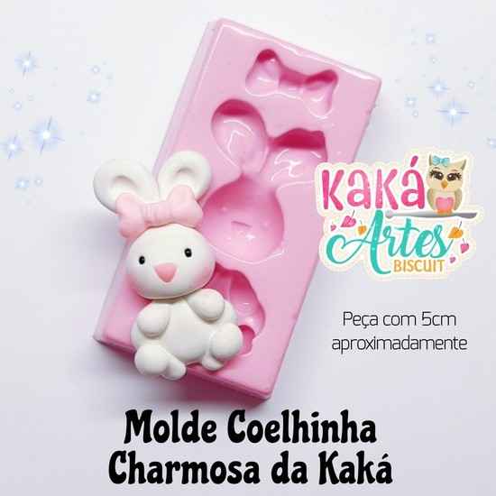 Molde de Silicon Coelhinha Charmosa