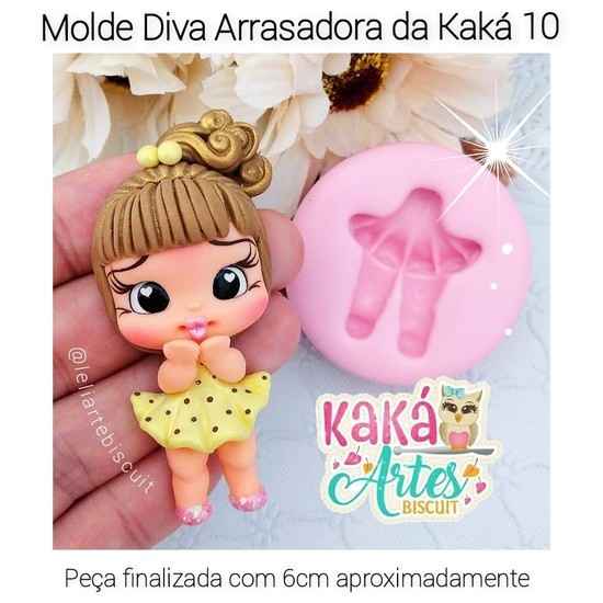 Molde de Silicon Diva Arrasadora da Kaká 10