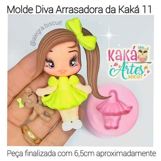 Molde de Silicon Diva Arrasadora da Kaká 11