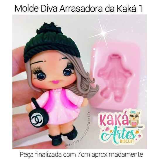 Molde de Silicon Diva Arrasadora da Kaká 1