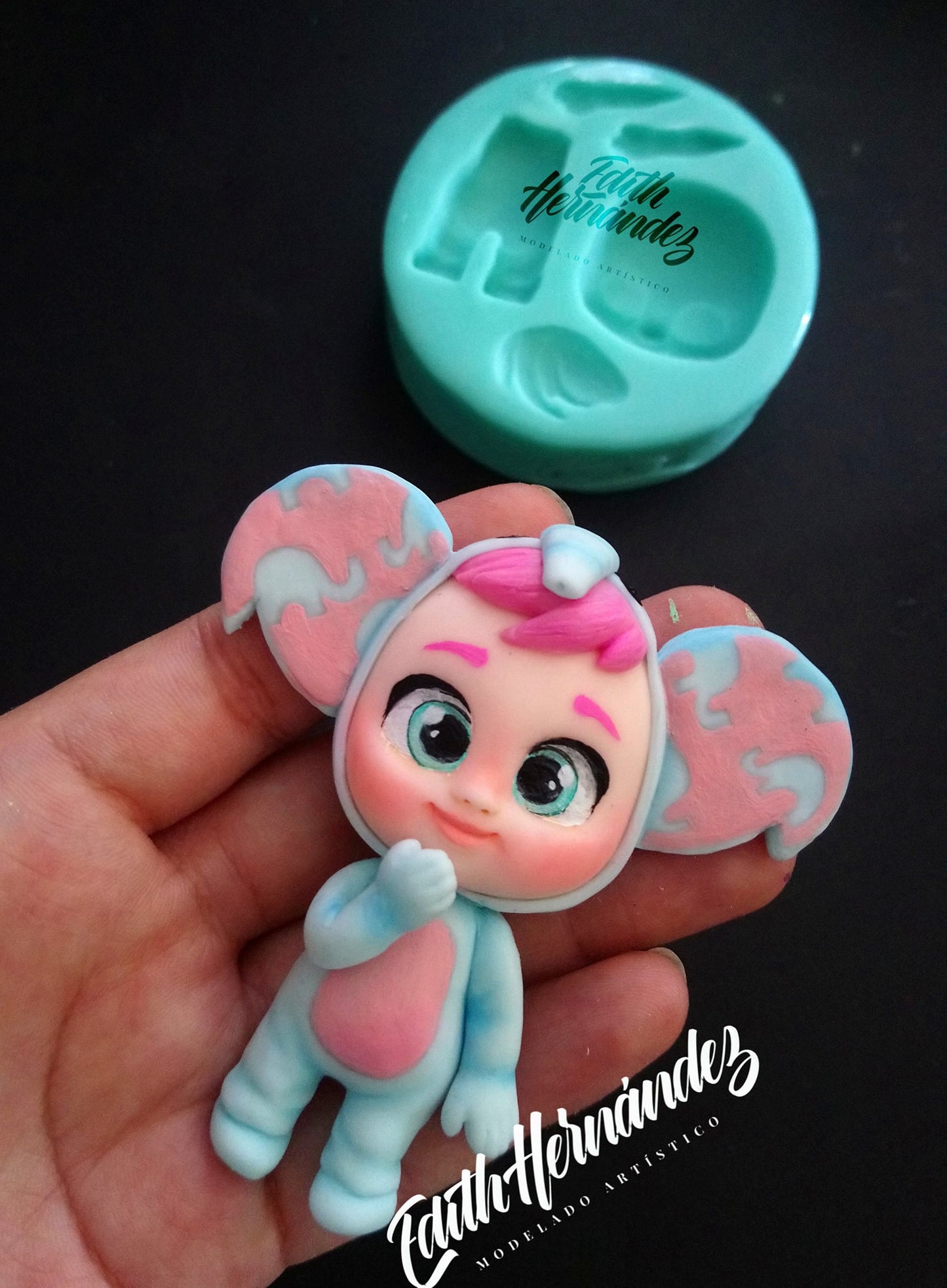 Molde de Silicon Bebes