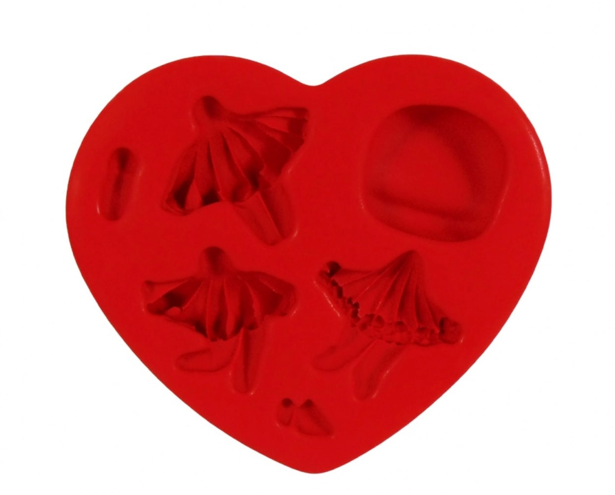 Molde de Silicon Vestido Boneca Faby Rodrigues