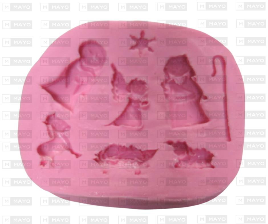 Molde de Silicon Mini Nacimiento F305