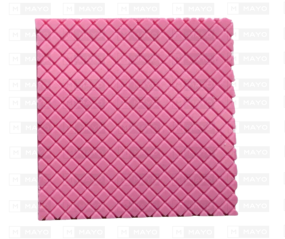 Molde de Silicon Placa para Texturizar Barquillo F328