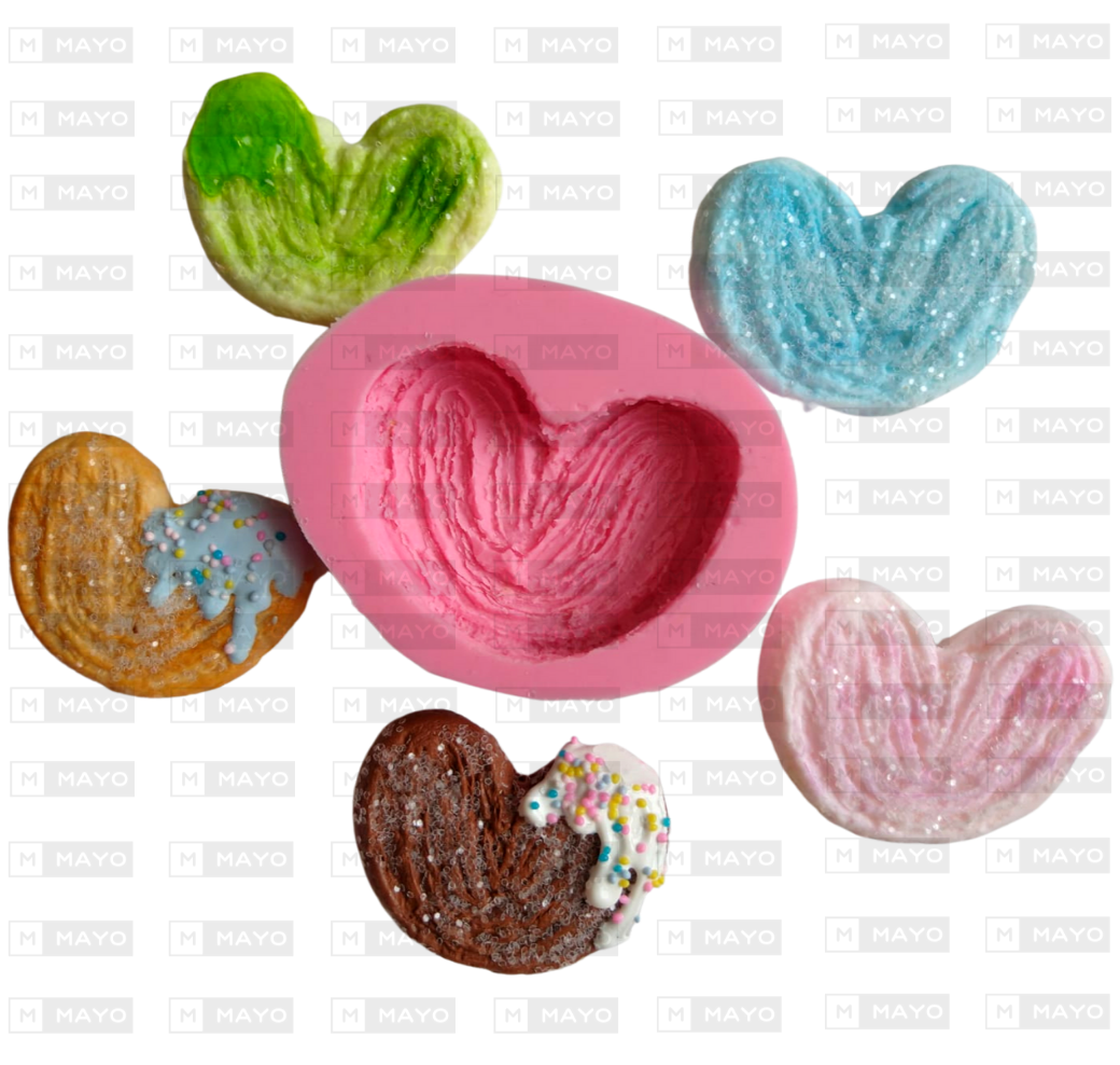 Molde de Silicon Galleta Oreja F340