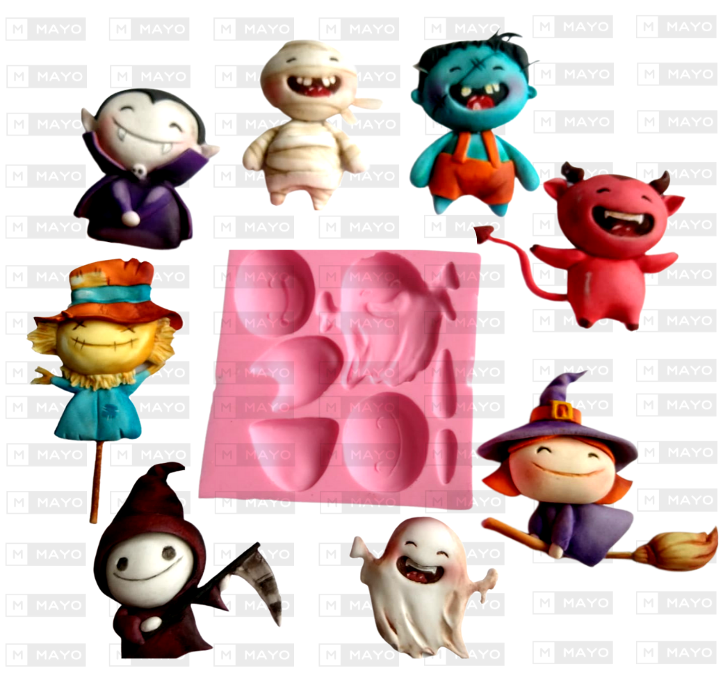 Molde de Silicon Multifuncion Halloween F364