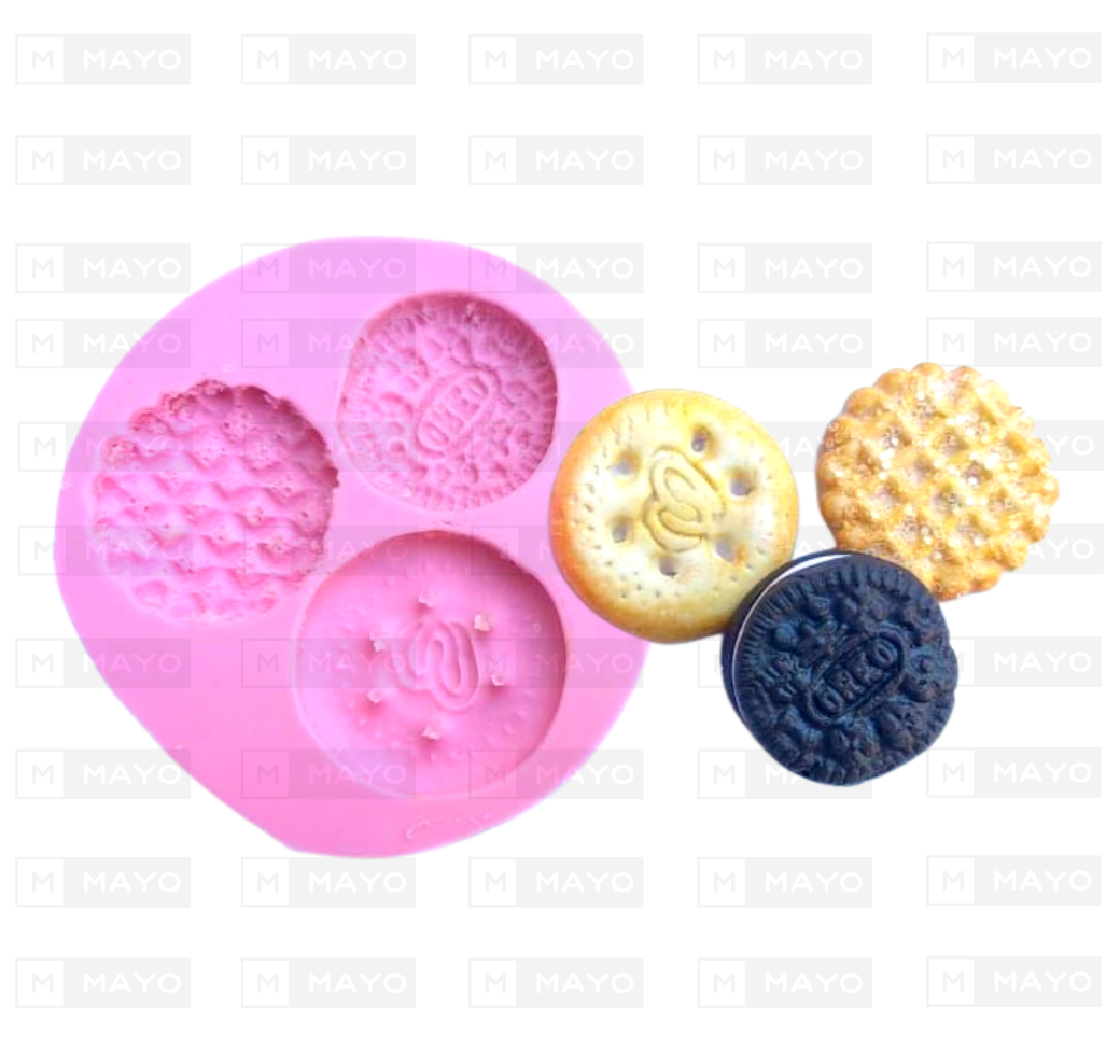 Molde de Silicon Galletas Mini F414