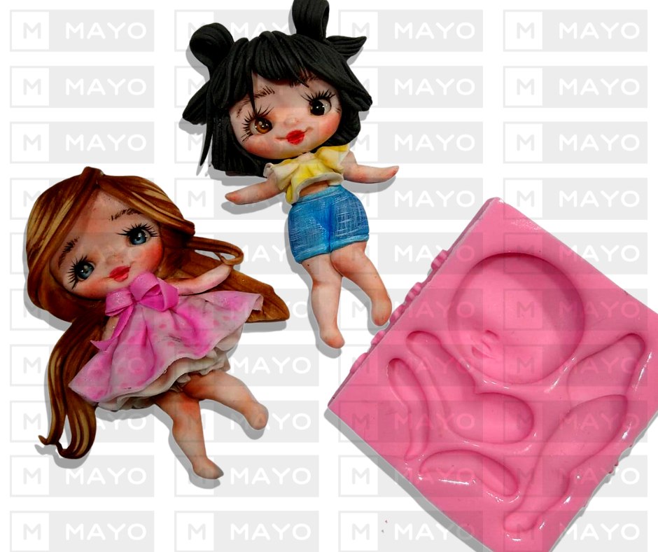 Molde de Silicon Muñeca F465