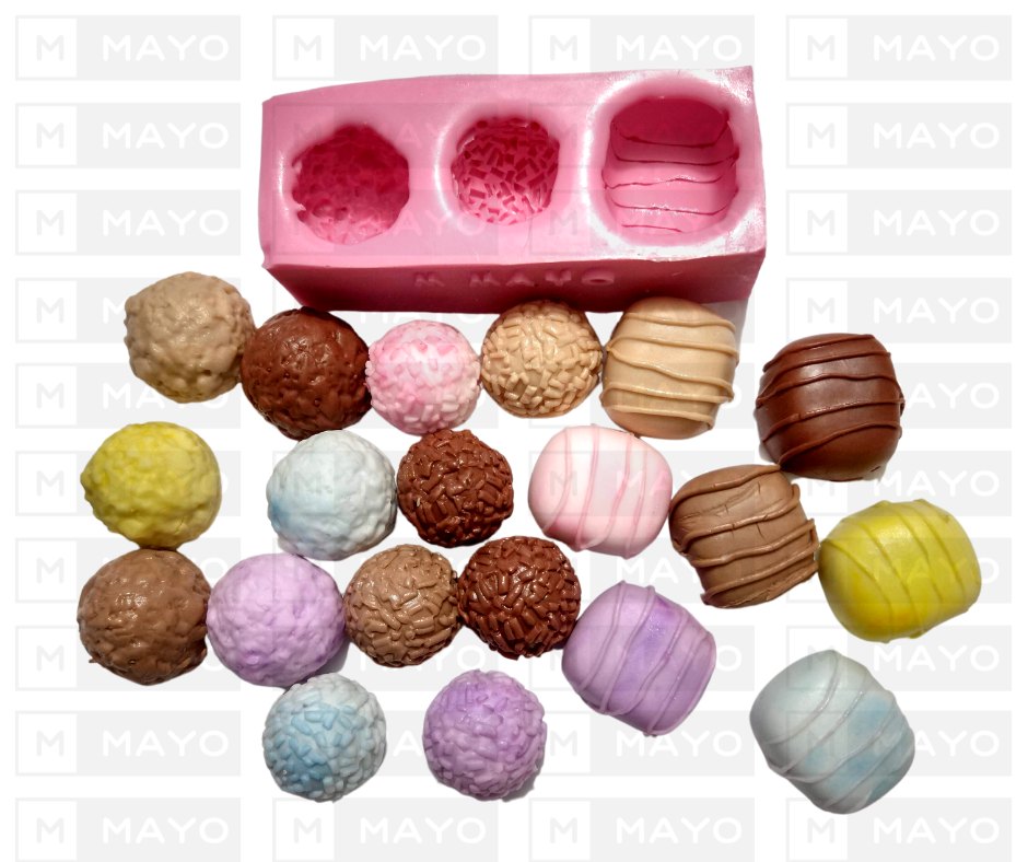 Molde de Silicon Trufas 1 F472