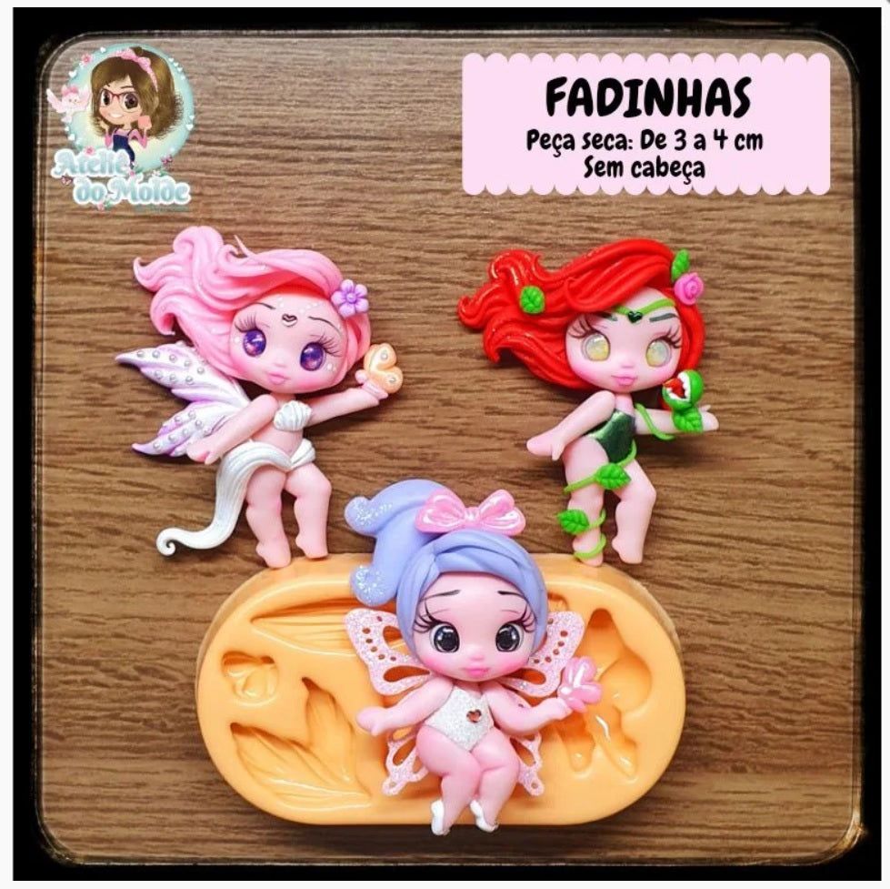 Molde de Silicon Fadinhas AdM