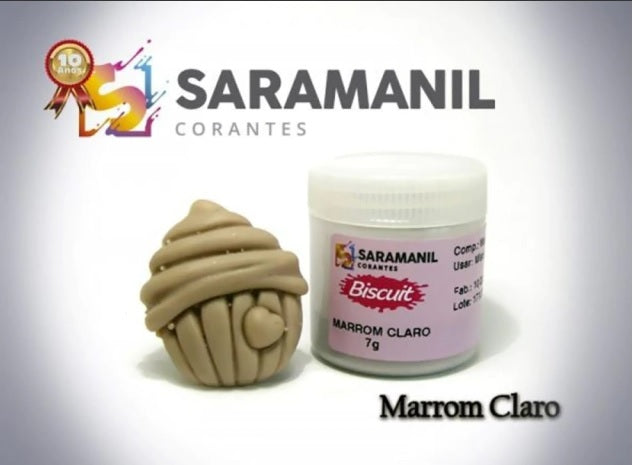 Colorante en Polvo Saramanil Marrom Claro