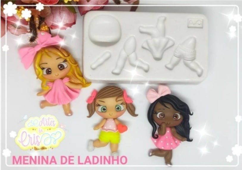 Molde de Silicon Menina de Ladinho AC