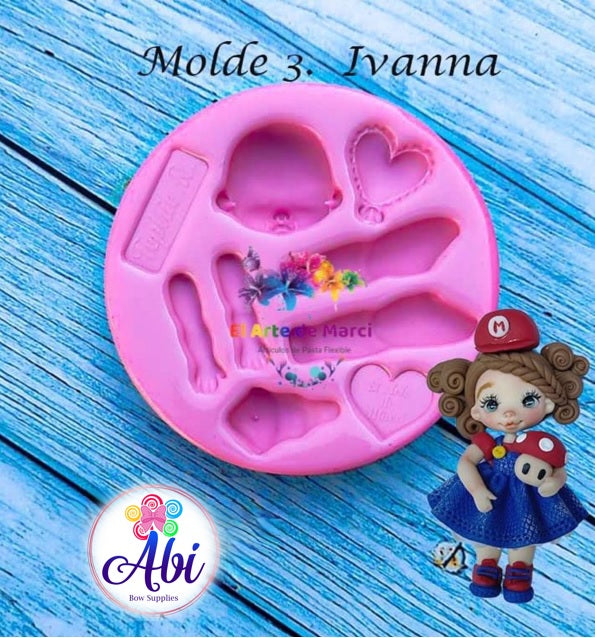 Molde de Silicon Ivanna