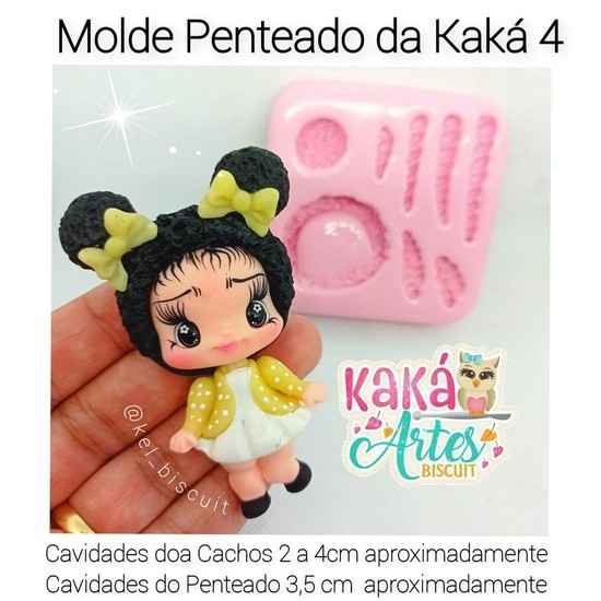 Molde de Silicon Penteado da Kaká 4
