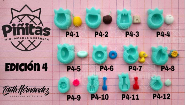 Molde de Silicon Pinitas Edicion 4