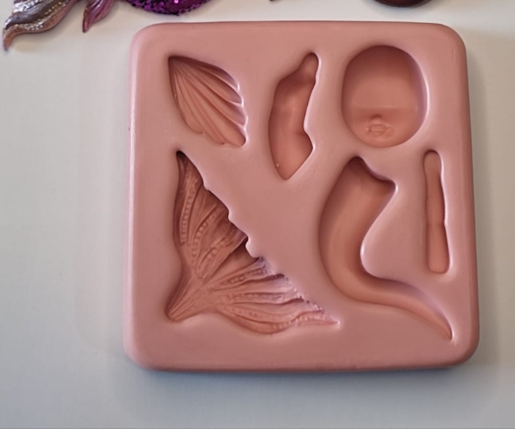 Molde de Silicon Sereias Malu Sandra Alves.