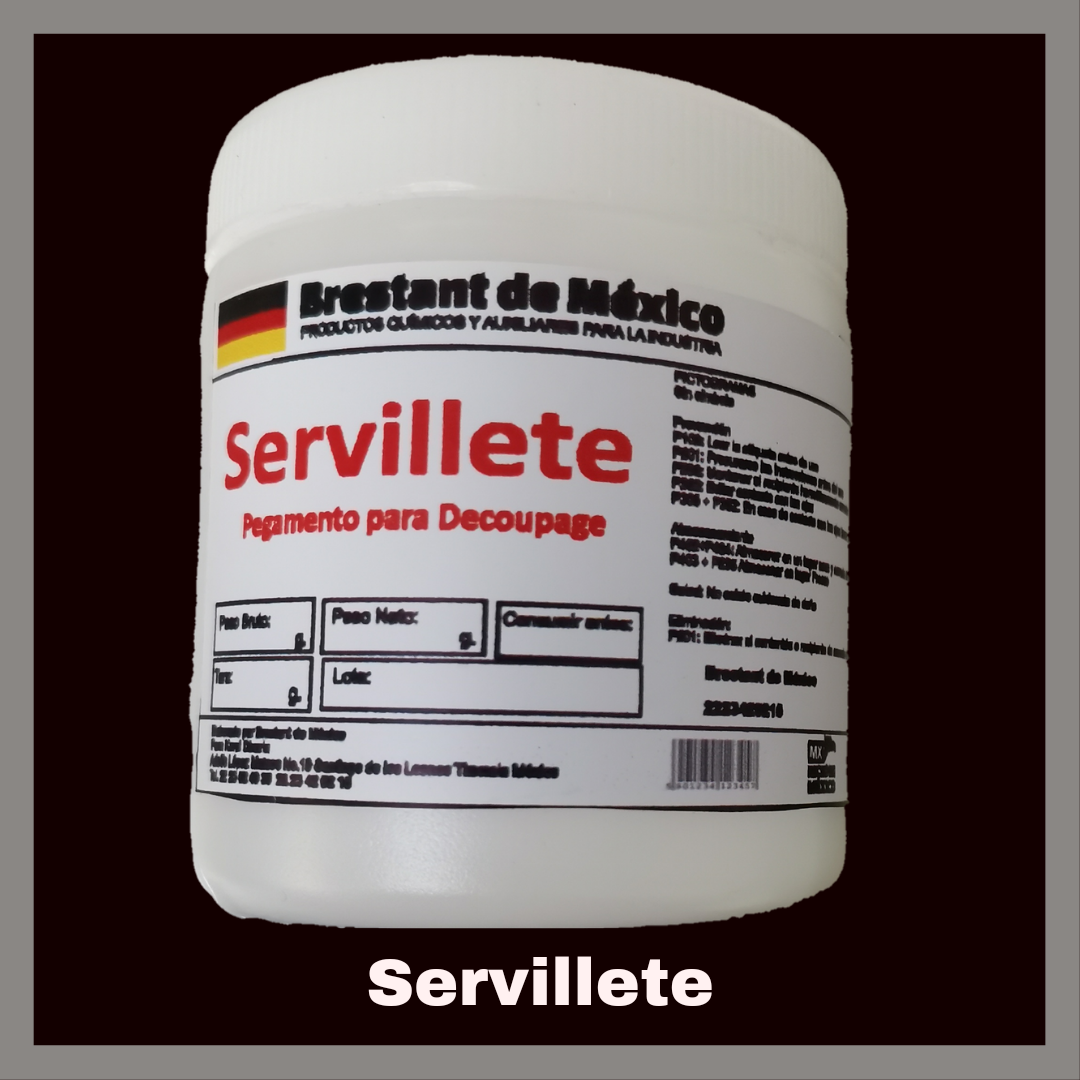 Pegamento Servillete. Brestant de Mexico