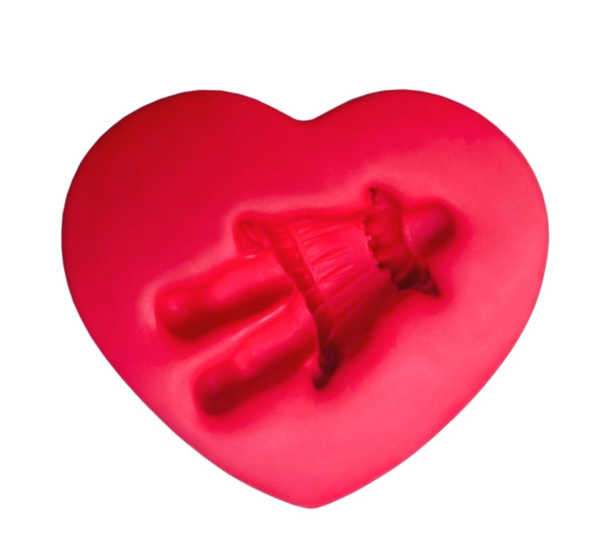 Molde de Silicon Vestido Plissado 3. Faby Rodrigues.