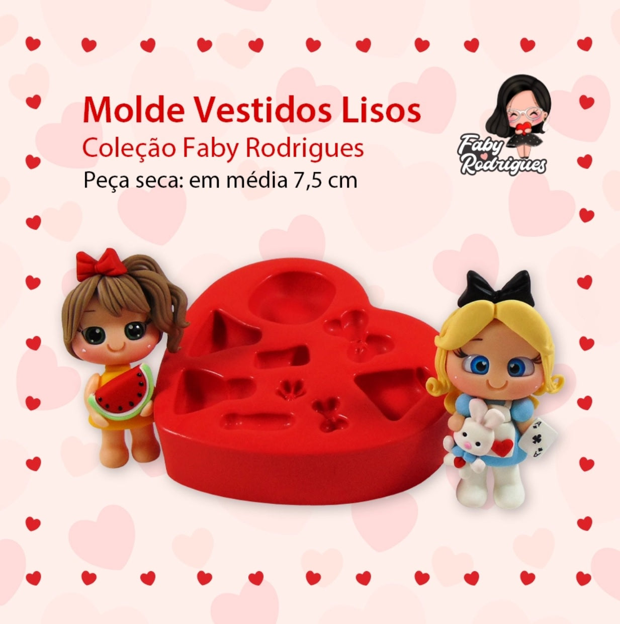 Molde de Silicon Vestidos Lisos