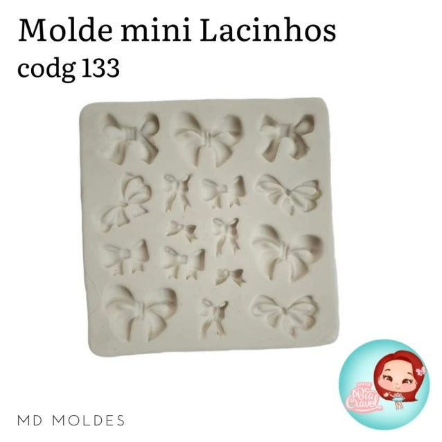 Molde de Silicon Mini Lacinhos mod 133MD BC