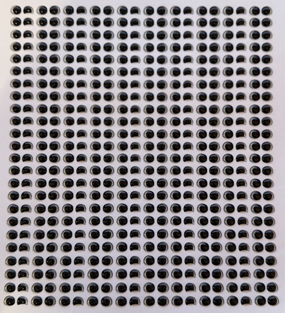 Planilla de Ojitos Resinados El Arte de Marci Mod 153 (1-2), 6mm