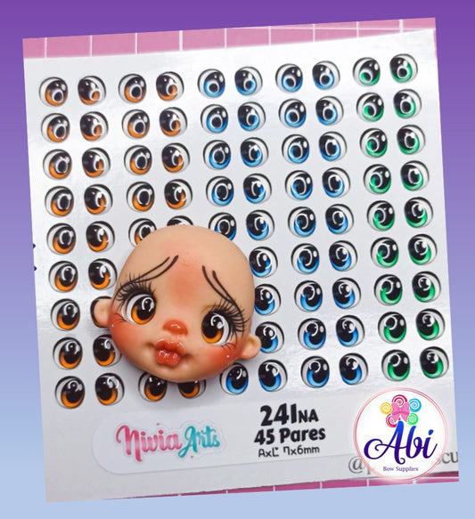 Ojitos Resinados Nivia Arts Mod 241NA